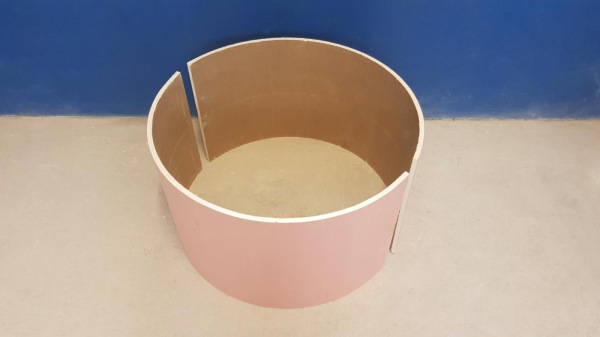 Rundes Fertigteil für Gipskartonsäulenverkleidung, 2 Lfm/Stk. 1