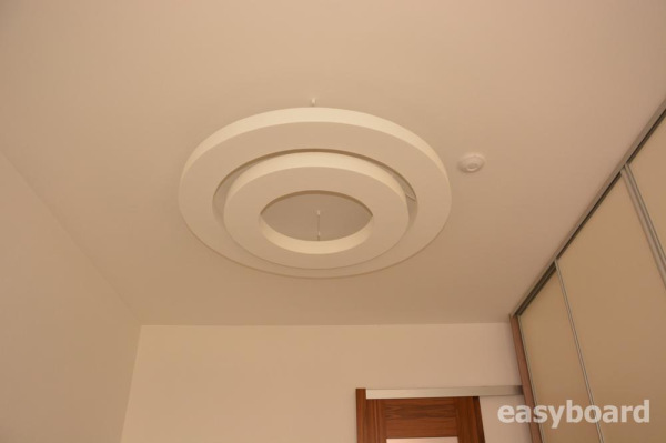 Gipskartonring für indirekte Beleuchtung 2