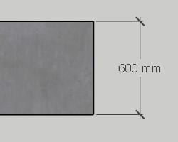 Betonarbeitsplatte 60 cm 1