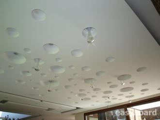 Deckeneinbau unregelmäßige Kreise