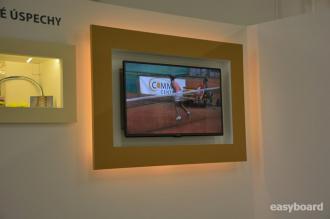 Gipskartonrahmen für TV