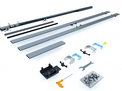 SYSTÉM PRE MONTÁŽ POSUVNÝCH DVERÍ DO SADROKARTÓNOVÝCH PRIEČOK